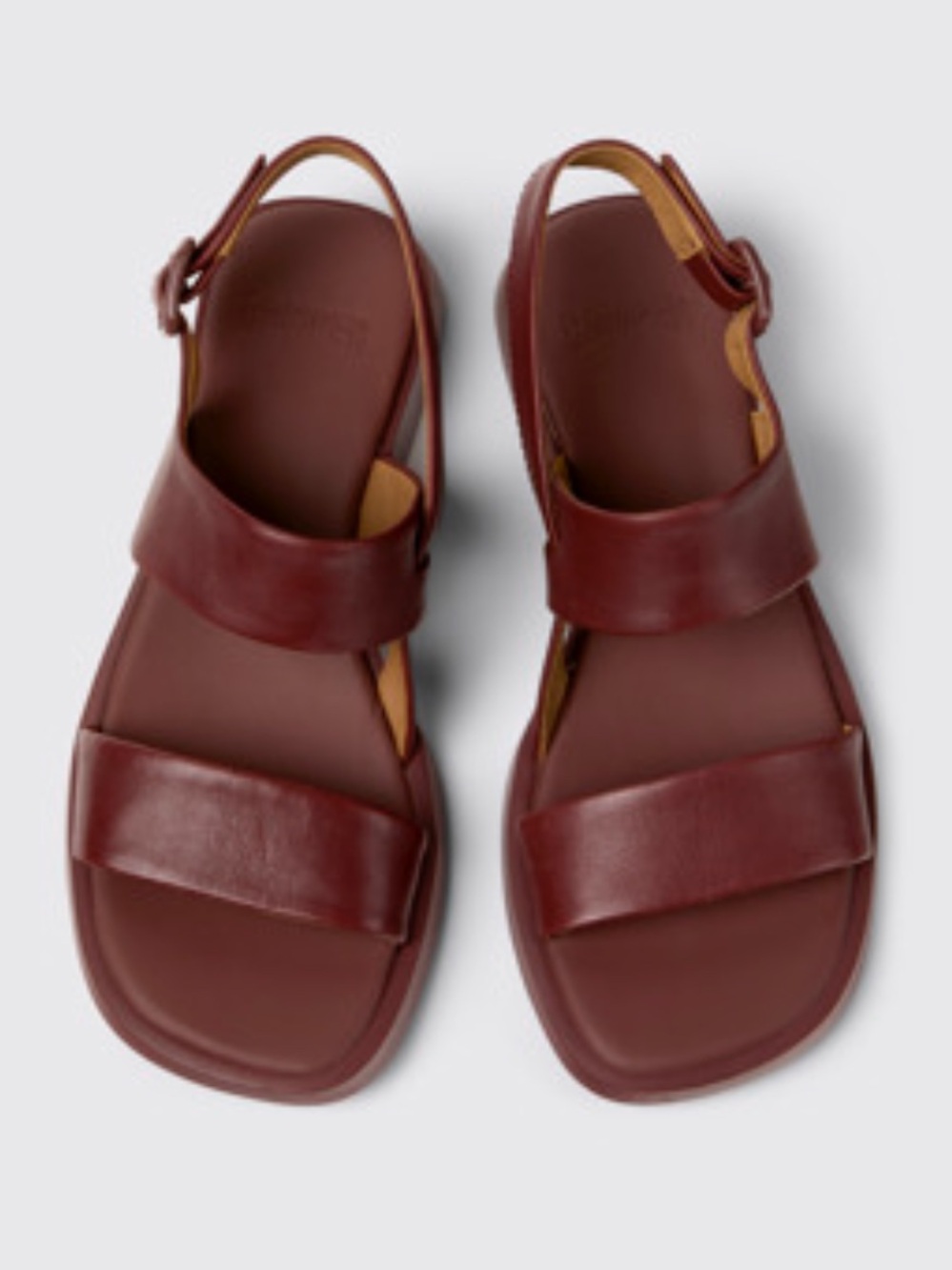 Camper Dana Leather Block Heel Sandals 42/11